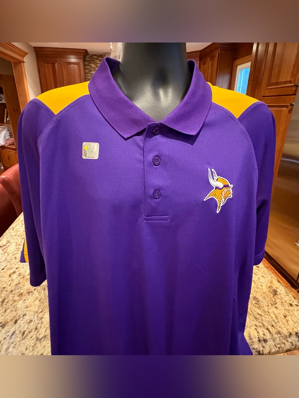 NEW Minnesota Vikings Polo.
Sharp Purple with embroidered logo. with tags. 2XL - Picture 2 of 7